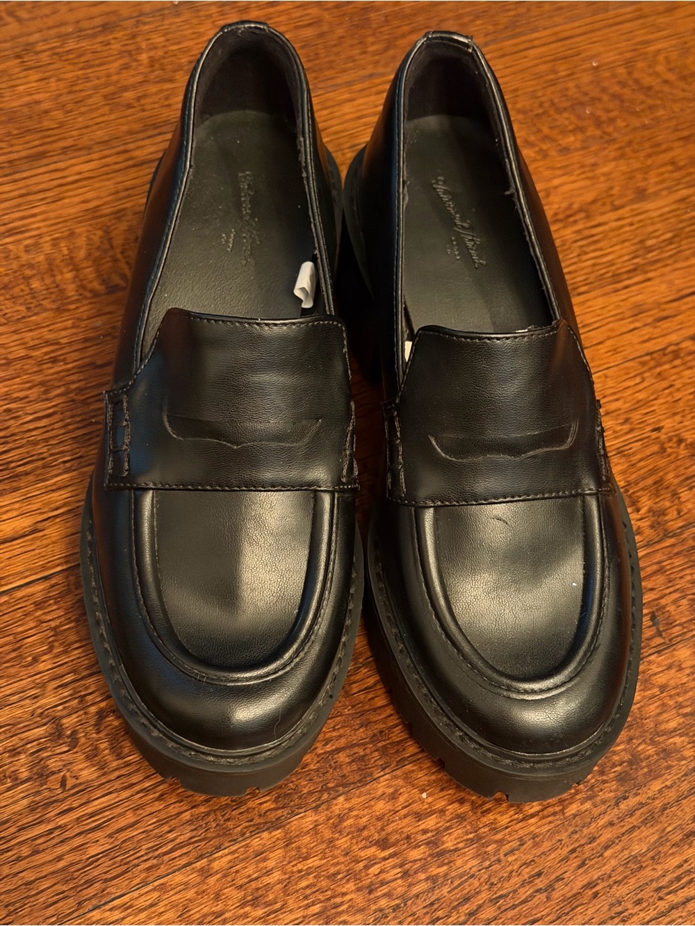 Target Black Leather Women's Penny Loafers